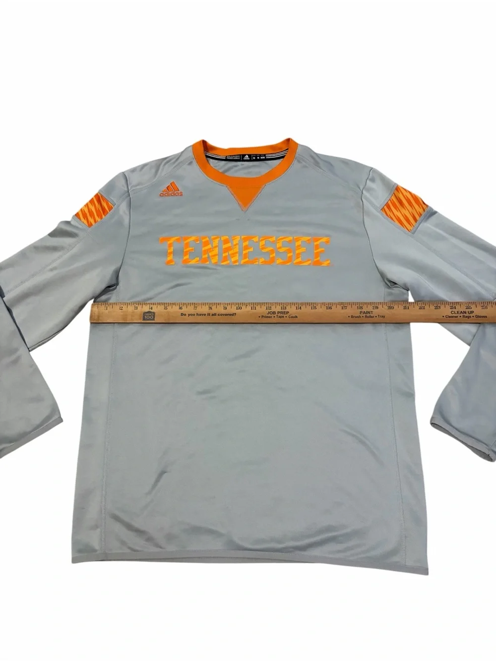 Adidas Tennessee Volunteers Long Sleeve Shirt Men’s Medium Gray Orange College